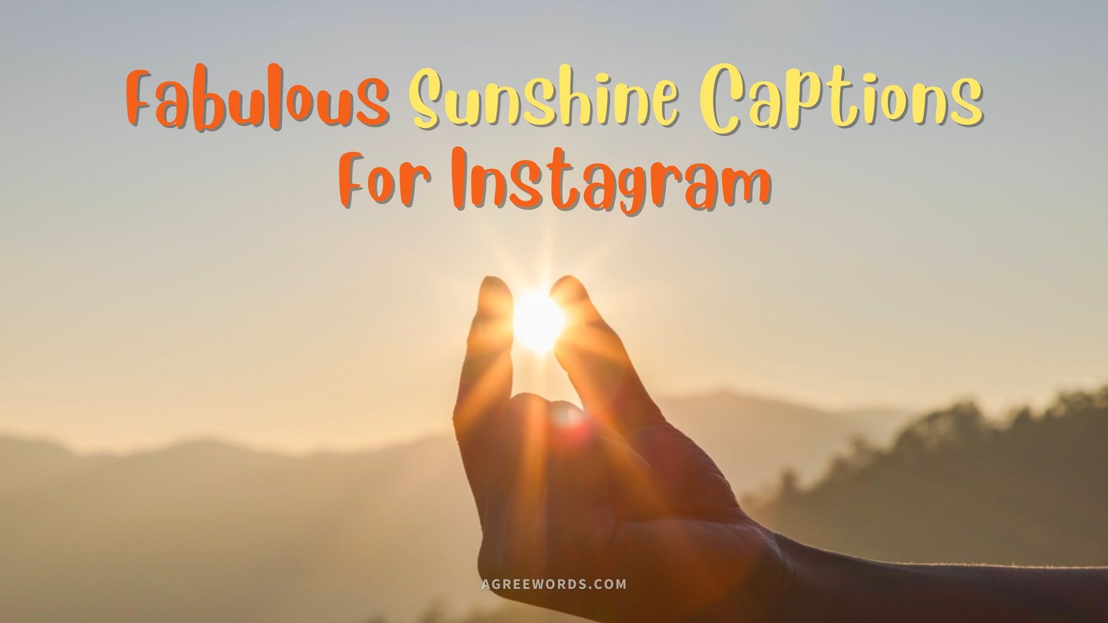 77-fabulous-sunshine-captions-for-instagram-agree-words