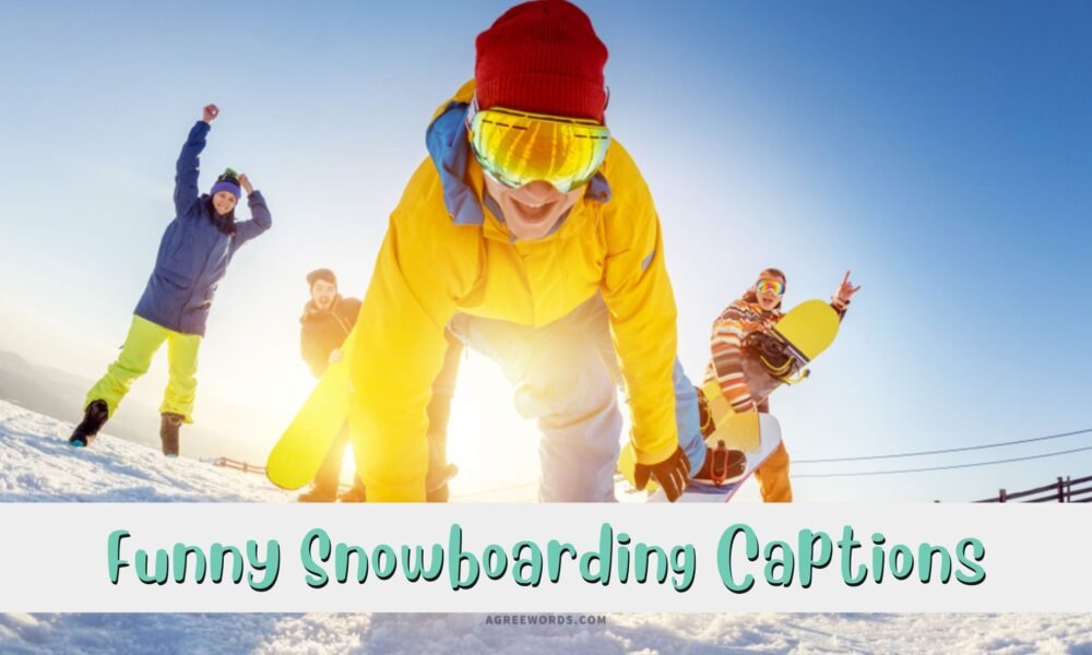 100+ Funny Snowboarding Captions For Instagram » Agree words